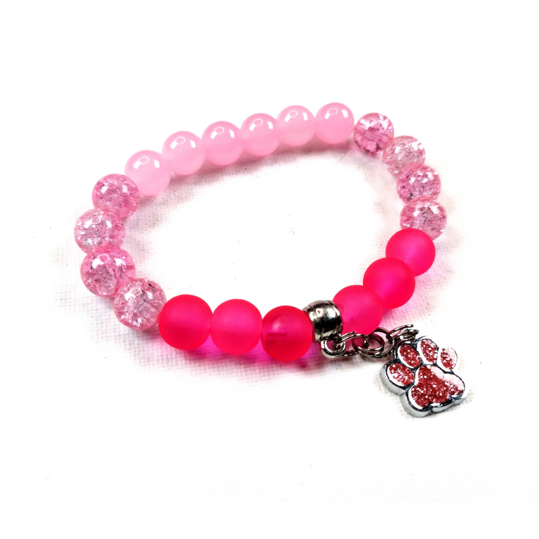 Woman's 3-Pinks Stretch Bracelet