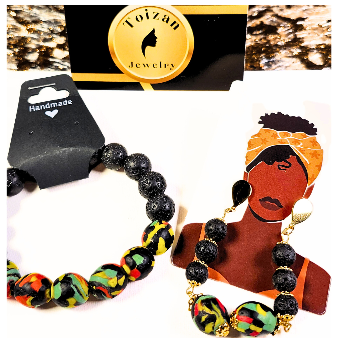 African Inspired Bracelet Set #1