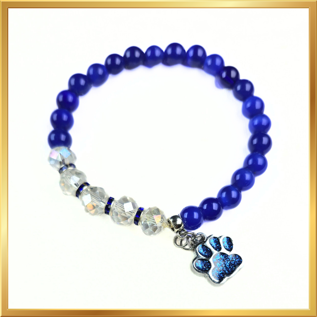 Stunning Blue "Pet Lovers" Bracelet #2