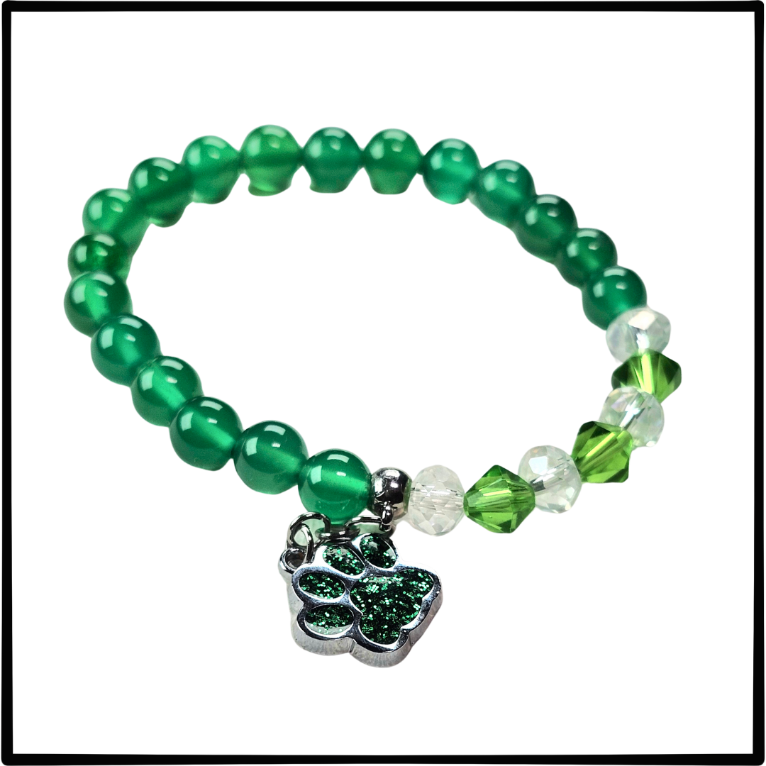 Stunning Green "Pet Lovers" Bracelet #3