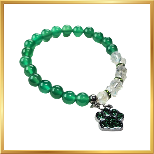 Stunning Green "Pet Lovers" Bracelet #4