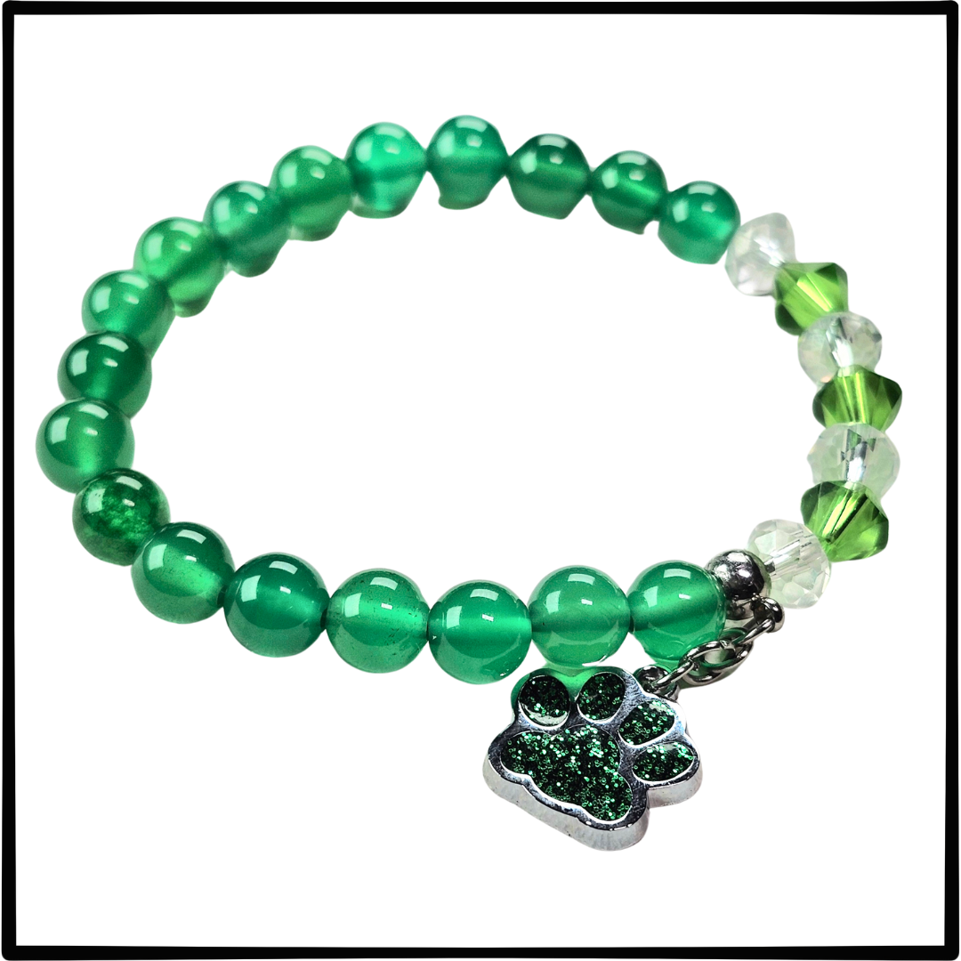 Stunning Green "Pet Lovers" Bracelet #3