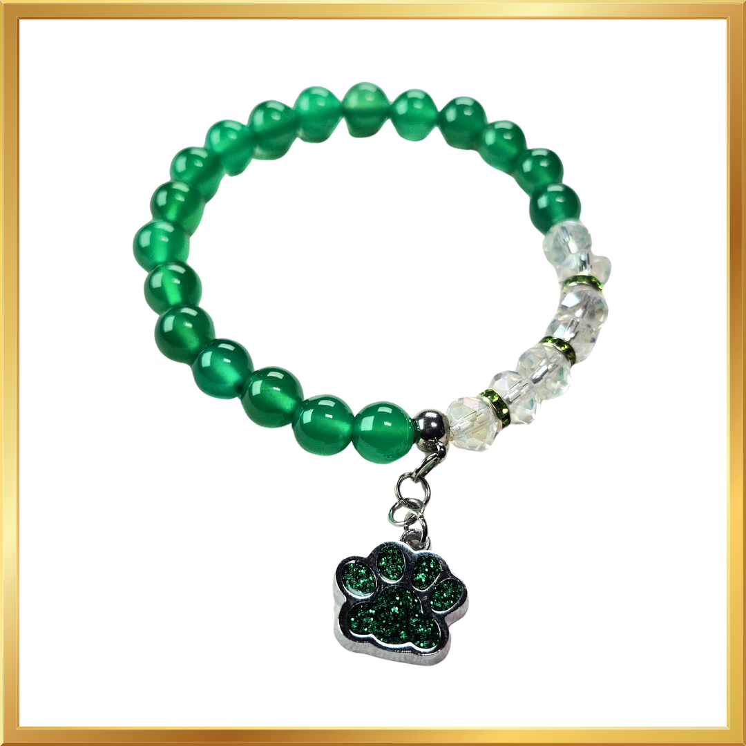 Stunning Green "Pet Lovers" Bracelet #4