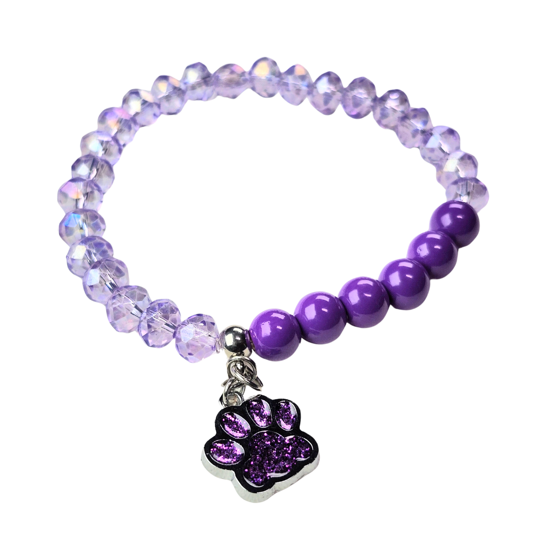 Purple-Lavendar Pet Lovers Bracelet #1