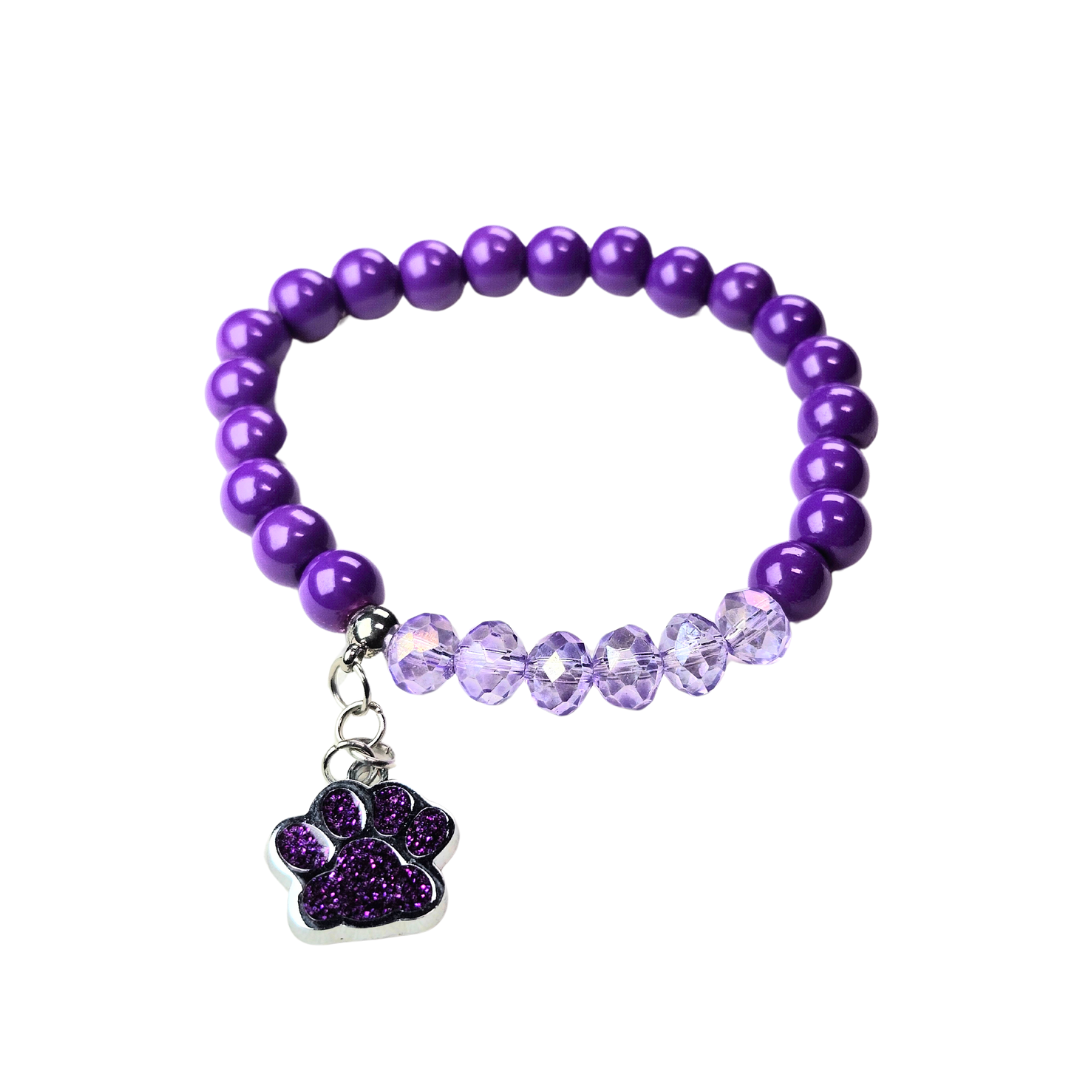 Purple-Lavendar Pet Lovers Bracelet #2